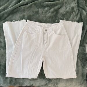 SHEIN White Flare & Wide Leg Jeans NEW